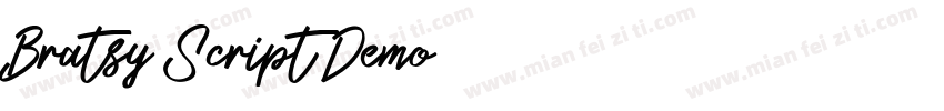 Bratsy Script Demo字体转换